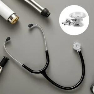 Stethoscope Replacement Head Stainless Steel Chestpiece Diagnostic Kit for Nursing Medical Accessories Repair Parts Sound